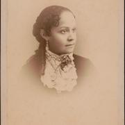 Image of Fannie Barrier Williams and link to Library of Congress Exibit website